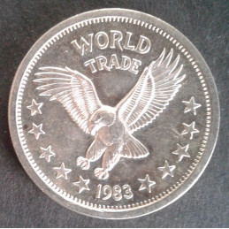 1983 1 Oz World Trade Obverse