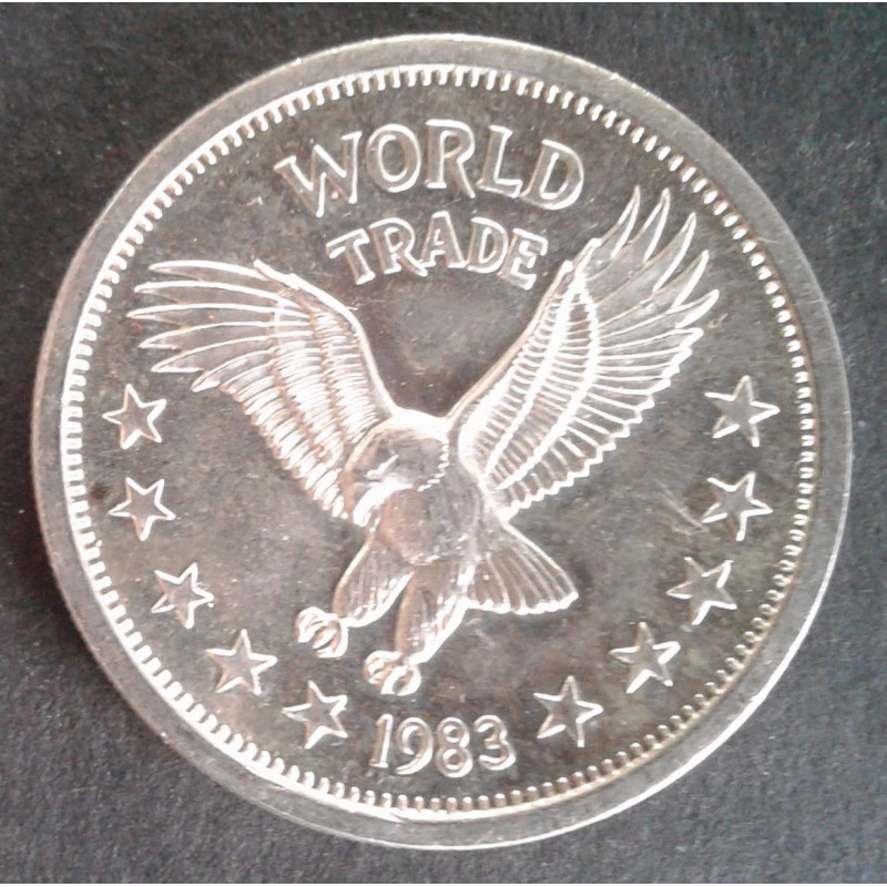 1983 1 Oz World Trade Obverse