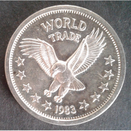 1983 1 Oz World Trade Obverse