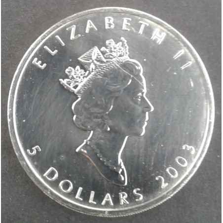 2003 1 Oz Canada Maple Leaf Obverse