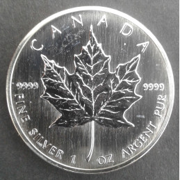 2005 1 Oz Canada Maple Leaf Reverse