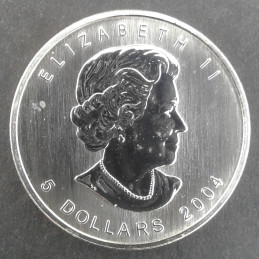2004 1 Oz Canada Maple Leaf Obverse