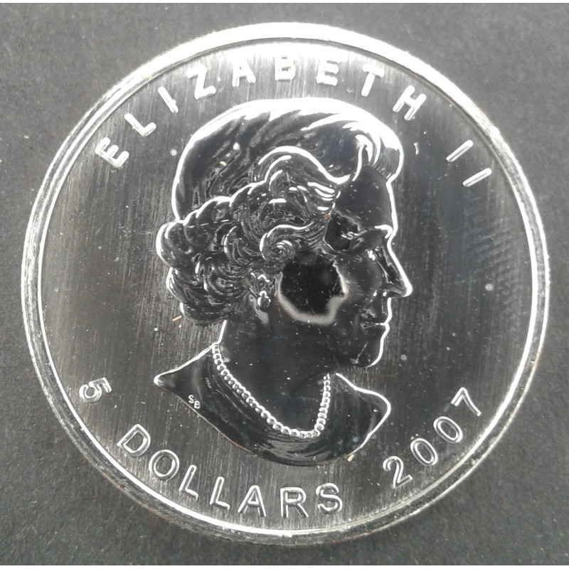 2007 1 Oz Canada Maple Leaf Obverse