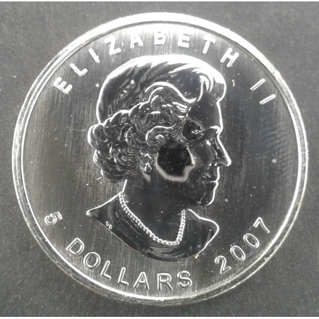 2007 1 Oz Canada Maple Leaf Obverse