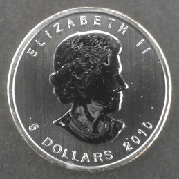 2010 1 Oz Canada Maple Leaf Obverse