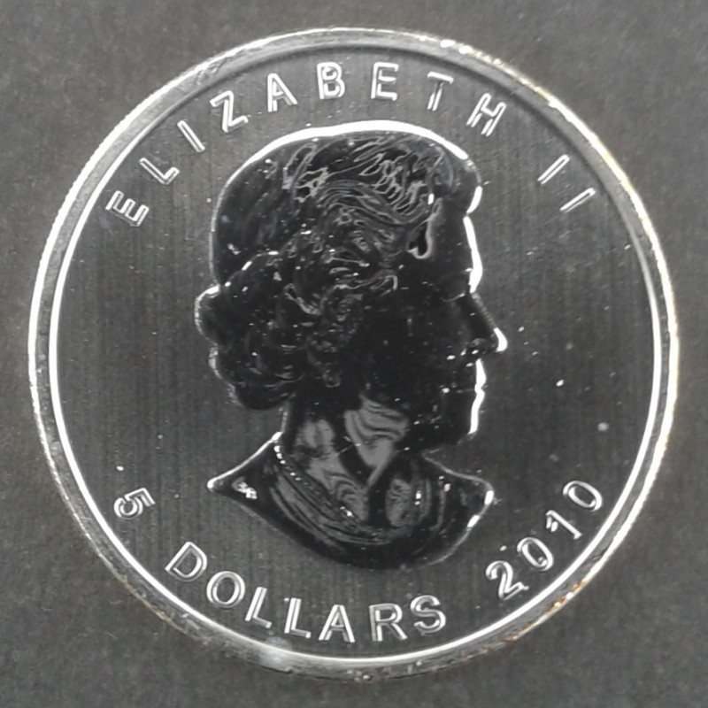 2010 1 Oz Canada Maple Leaf Obverse