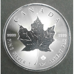 2021 1 Oz Canada Maple Leaf Reverse