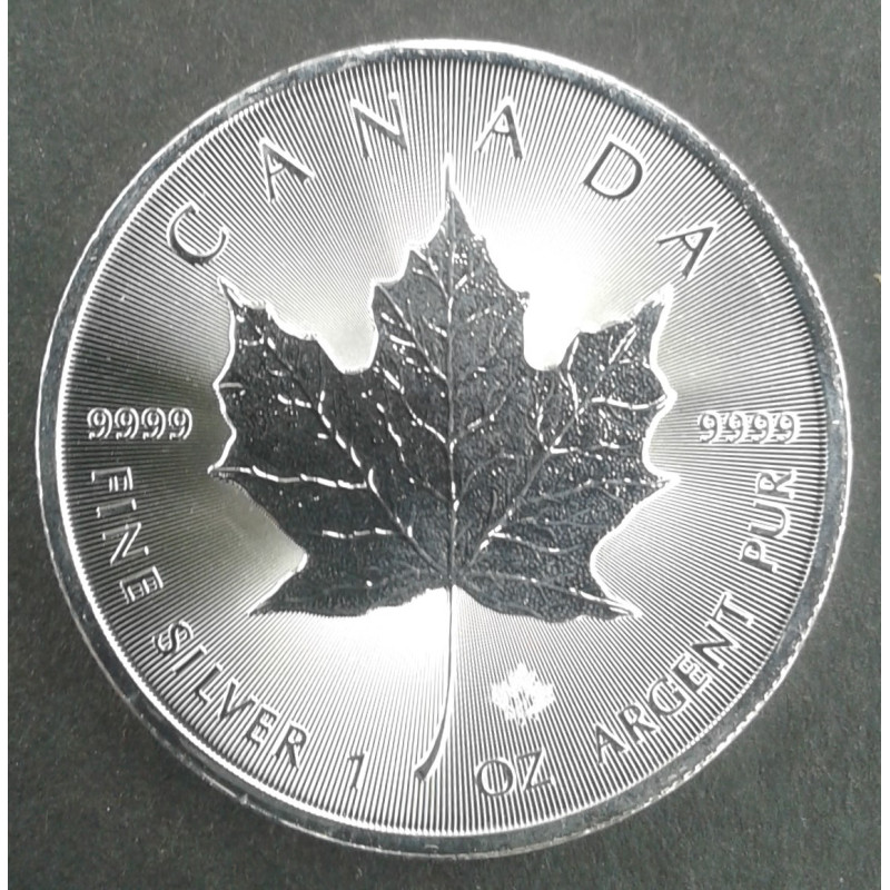 2021 1 Oz Canada Maple Leaf Reverse