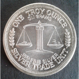 1985 1 Oz Peace Replica Reverse