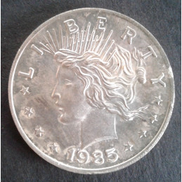 1985 1 Oz Peace Replica Obverse