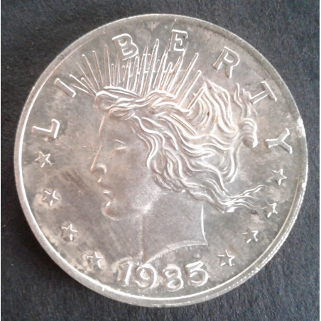 1985 1 Oz Peace Replica Obverse