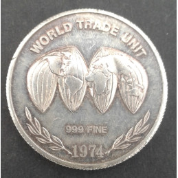 1974 1 Oz Empire Trade Unit Reverse