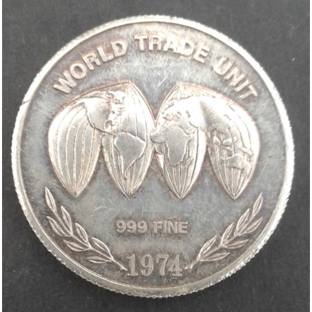 1974 1 Oz Empire Trade Unit Reverse