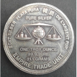 1974 1 Oz Empire Trade Unit Obverse
