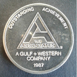 1987 1 Oz The Associates Reverse