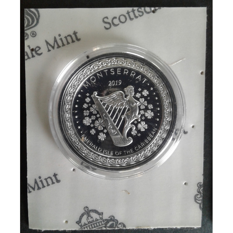 2019 1 Oz Montserrat Emerald Isle Obverse