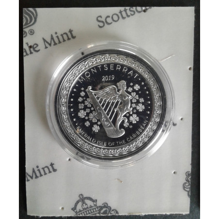 2019 1 Oz Montserrat Emerald Isle Obverse
