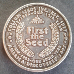 1992 1 Oz Cullum Seeds Inc Reverse