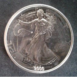 2000 1 Oz Rufo Mind of Man Reverse
