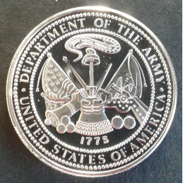 1 Oz  Army Freedom Will Endure Reverse