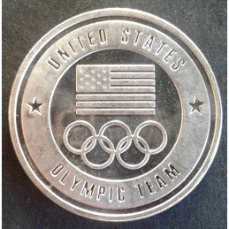 1 Oz A-Mark Olympics Obverse