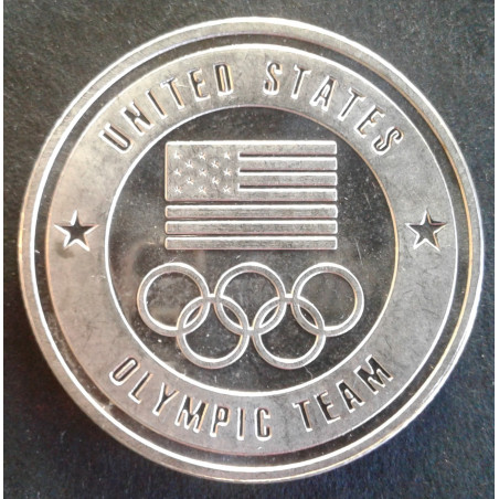 1 Oz A-Mark Olympics Obverse