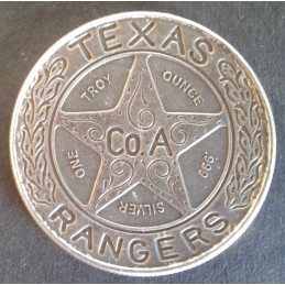 1 Oz Intaglio Mint Texas Rangers Obverse