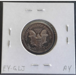 2000 1/20 Oz ASE Replica Reverse
