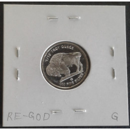 1/10 Oz Monarch Precious Metals Buffalo Nickel Reverse