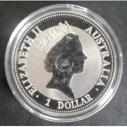 1993 1 Oz Australian Kookaburra Reverse