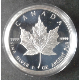 1989 1 Oz Canada Maple Leaf Proof 9