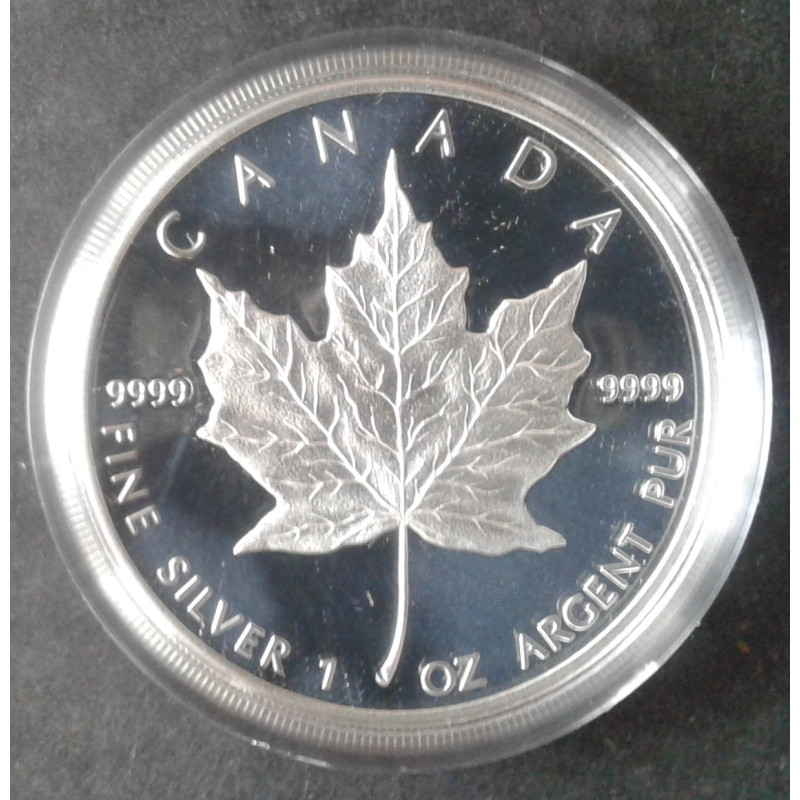 1989 1 Oz Canada Maple Leaf Proof 9
