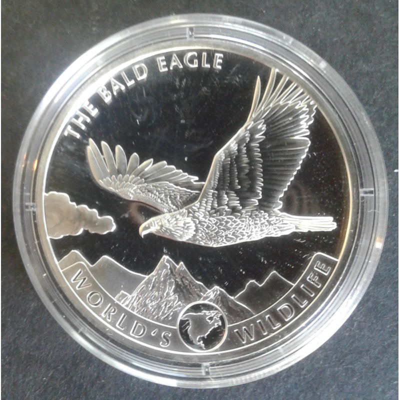 2021 1 Oz Congo DR Wildlife Eagle Obverse