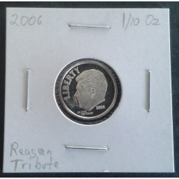 2006 1/10 Oz Ronald Reagan Tribute Obverse