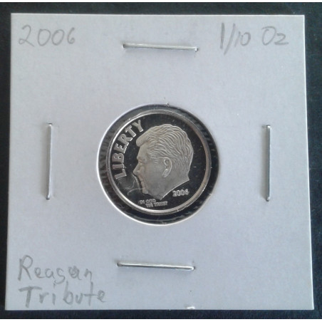 2006 1/10 Oz Ronald Reagan Tribute Obverse