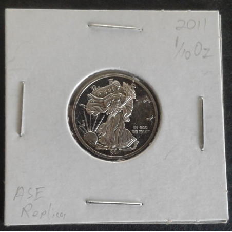2011 1/10 Oz ASE Replica Obverse