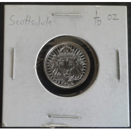 1/10 Oz Scottsdale Mint Lion Obverse
