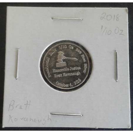 2018 1/10 Oz Brett Kavanaugh Obverse
