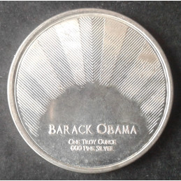2009 1 Oz Golden State Mint Barack Obama Reverse