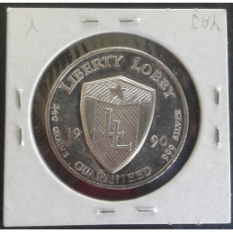 1990 1/2 Oz Liberty Lobby Andrew Jackson Reverse