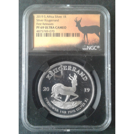 2019 1 Oz South African Krugerrand Proof Obverse