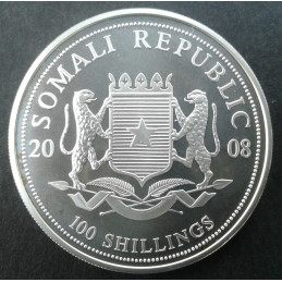 2008 1 Oz Somali Elephant Reverse