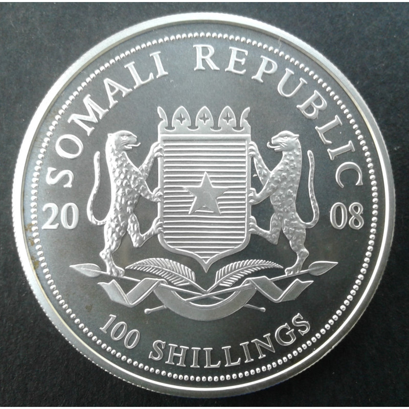 2008 1 Oz Somali Elephant Reverse