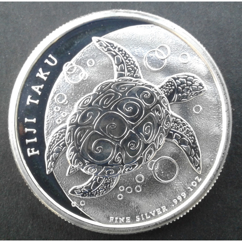 2010 1 Oz Fiji Taku/Turtle Obverse