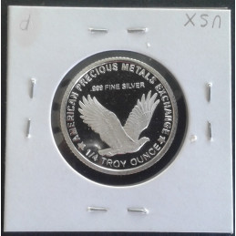 1/4 Oz APMEX Liberty Quarter Replica Reverse