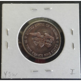 1/4 Oz Benjamin Franklin Great Americans Reverse