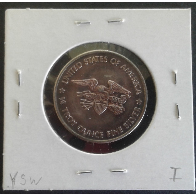 1/4 Oz Benjamin Franklin Great Americans Reverse