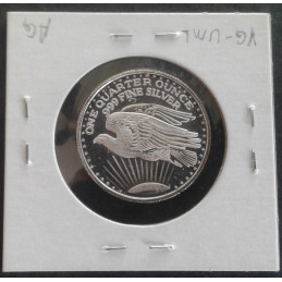 1/4 Oz St. Gaudens Replica Reverse