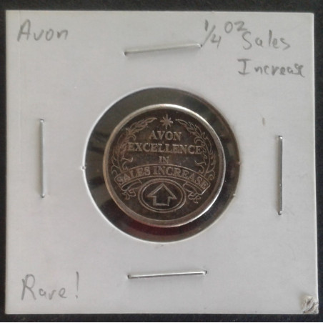 1/4 Oz Avon Sales Increase Obverse