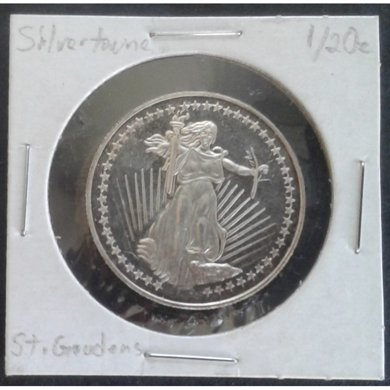 1/2 Oz SilverTowne St. Gaudens Obverse